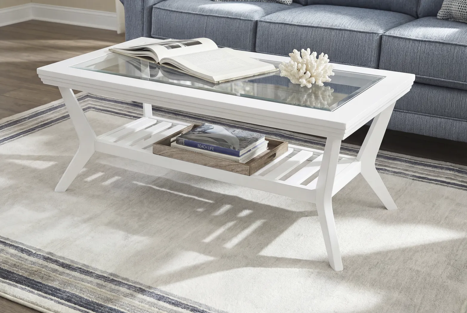 Trevi White Cocktail Table - Thumbnail - Image 3