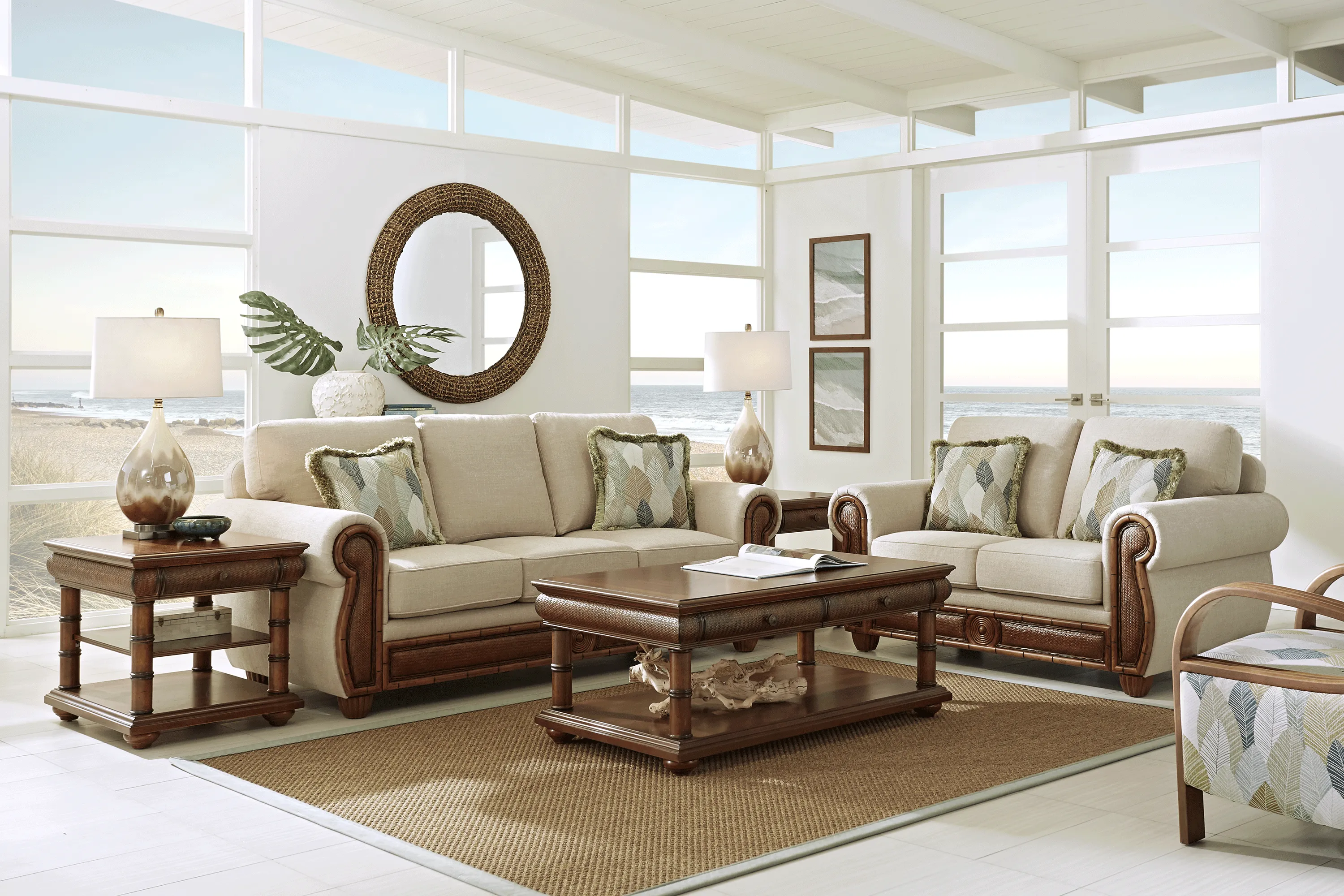 Trevino Burgundy Leather 3 Pc Living Room with Reclining Sofa - Thumbnail - Image 1