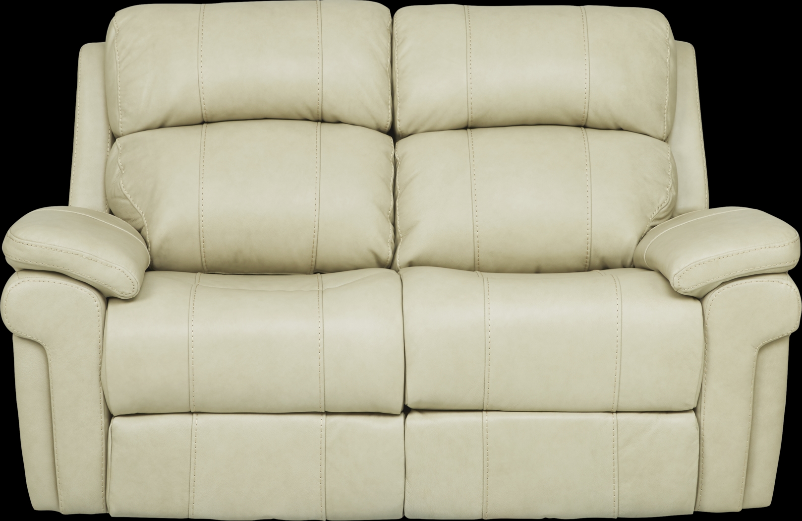 Trevino Cream Leather 2 Pc Living Room with Reclining Sofa - Thumbnail - Image 4