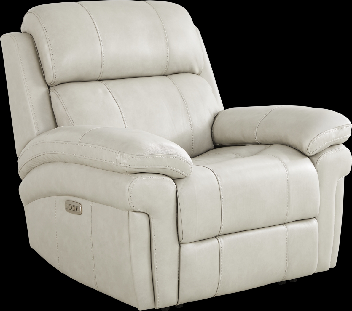 Trevino Lane Gray Leather 8 Pc Dual Power Reclining Living Room with Reclining Sofa - Thumbnail - Image 11