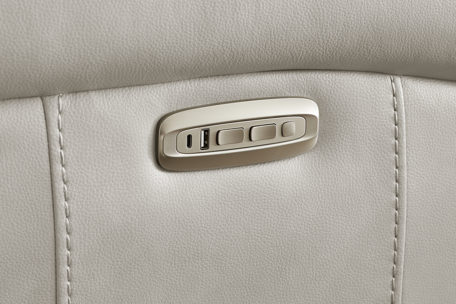 Trevino Lane Gray Leather 6 Pc Dual Power Reclining Living Room with Reclining Sofa - Thumbnail - Image 8