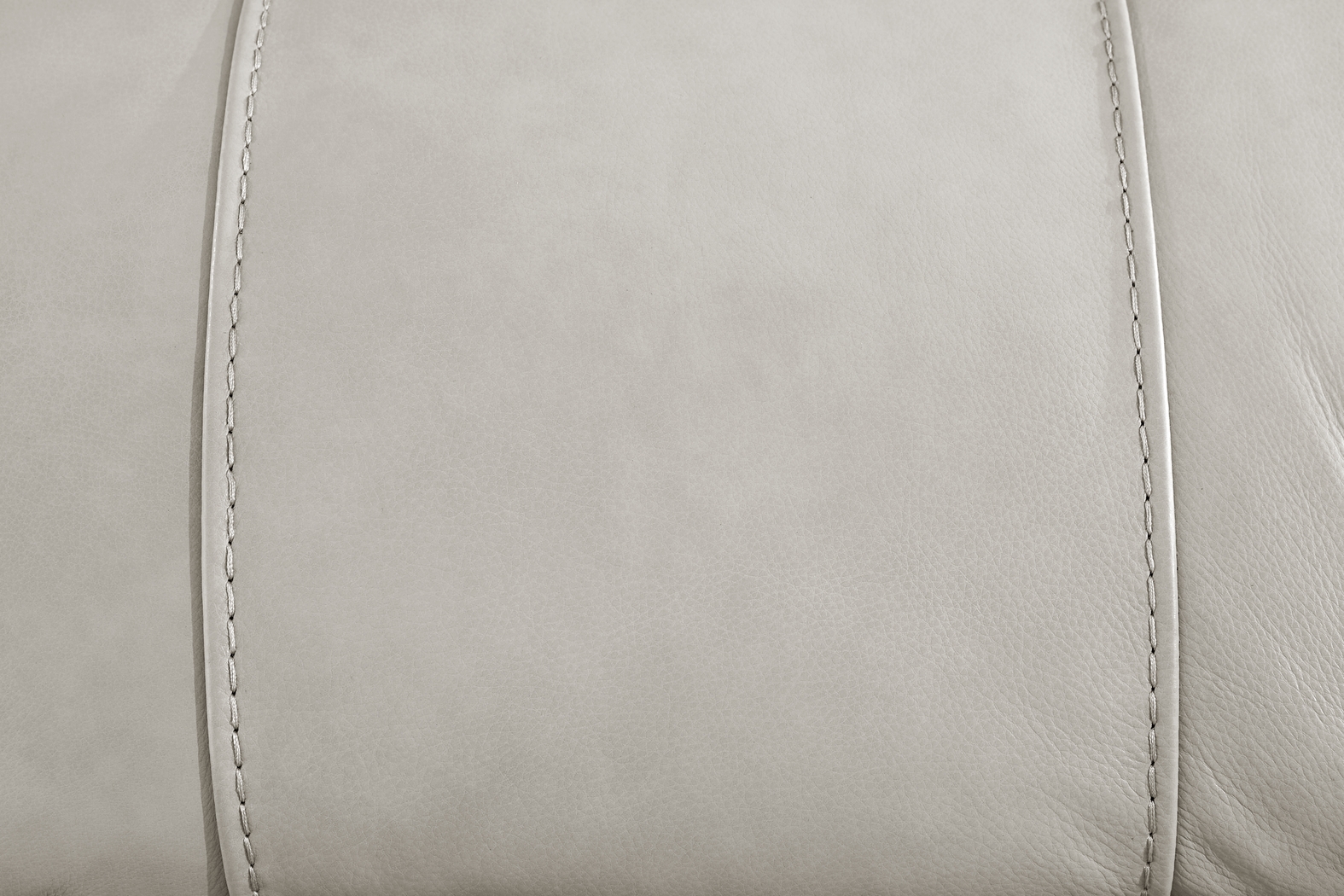 Trevino Lane Gray Leather Loveseat - Thumbnail - Image 3