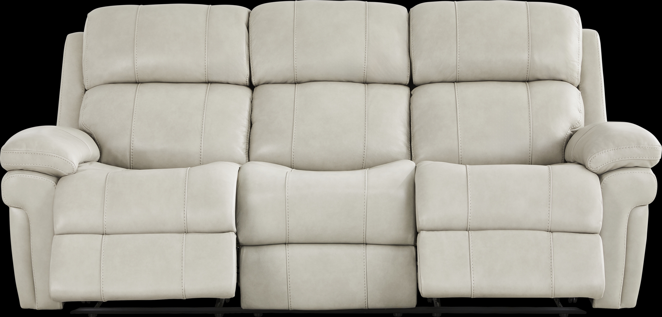 Trevino Lane Gray Leather 8 Pc Dual Power Reclining Living Room with Reclining Sofa - Thumbnail - Image 6