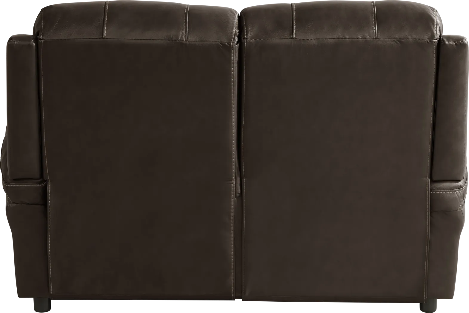 Trevino Place Chocolate Leather 7 Pc Living Room with Reclining Sofa - Thumbnail - Image 8