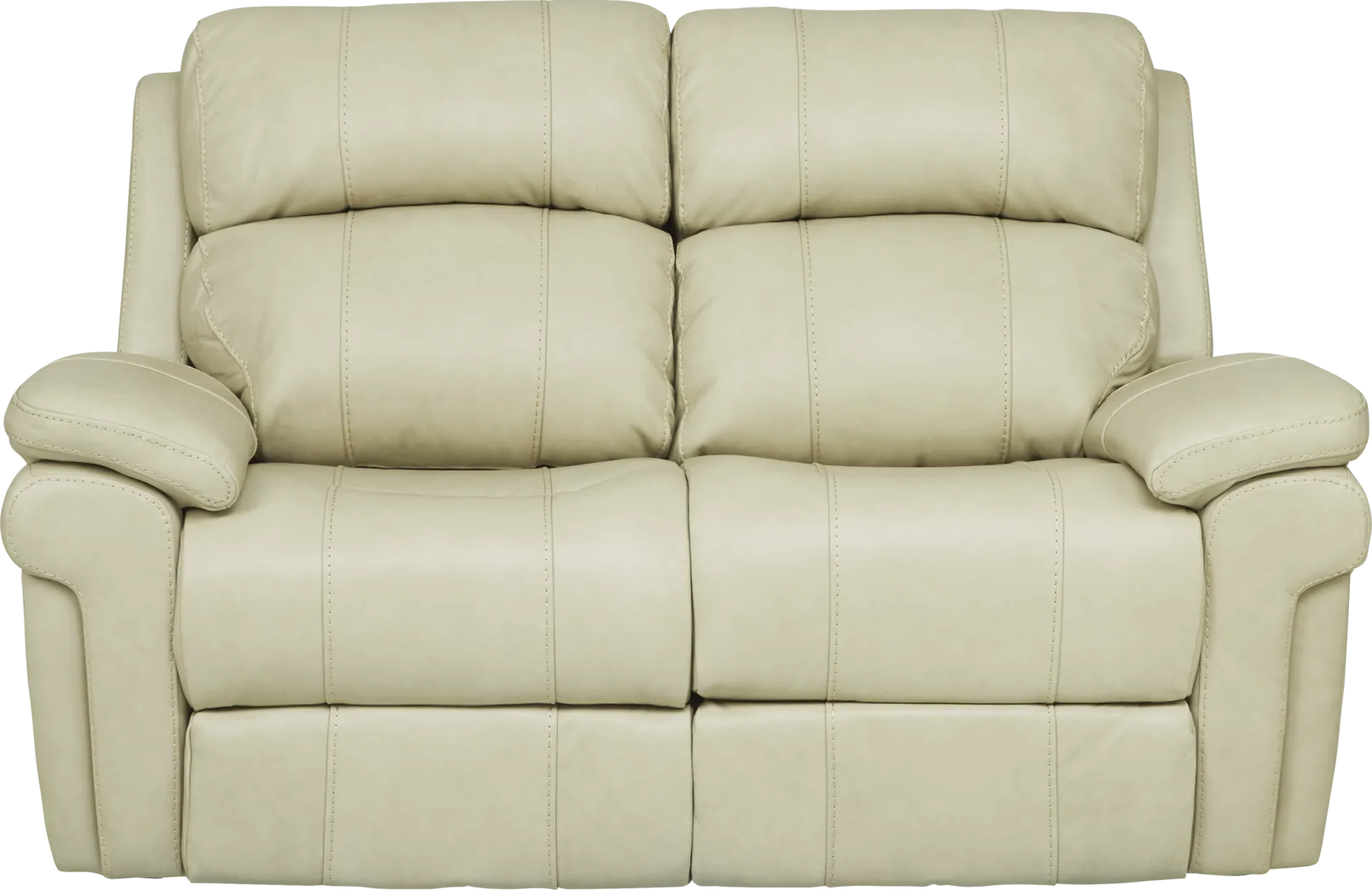 Trevino Place Cream Leather 3 Pc Living Room with Reclining Sofa - Thumbnail - Image 8