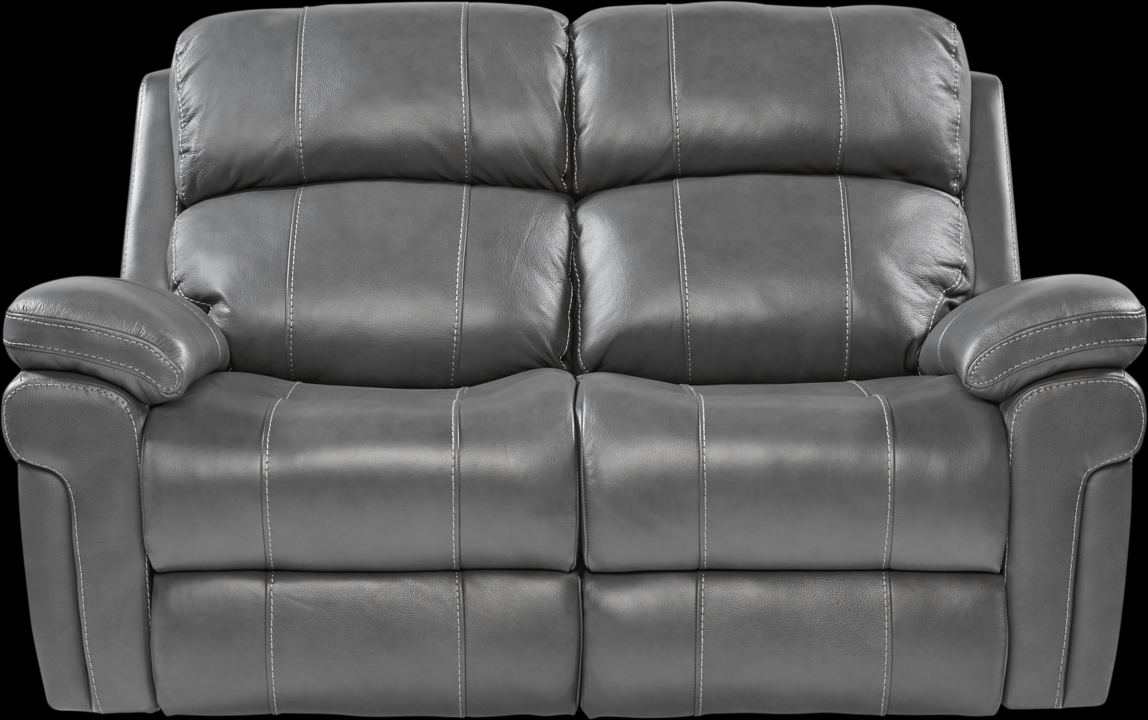 Trevino Smoke Leather 3 Pc Living Room with Reclining Sofa - Thumbnail - Image 5