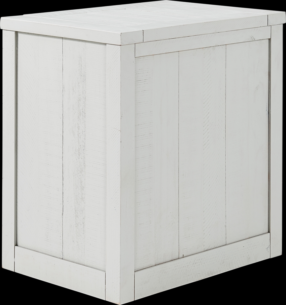 Trevose White File Cabinet with Fingerprint Lock - Thumbnail - Image 3