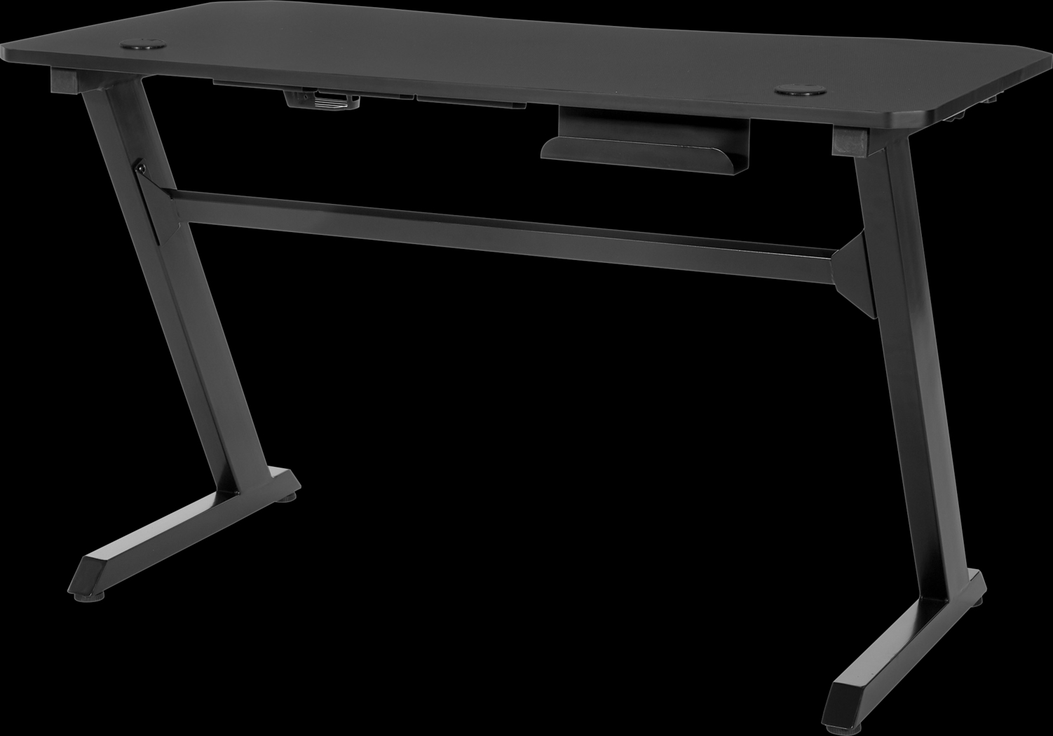 Treye Black Gaming Desk - Thumbnail - Image 1