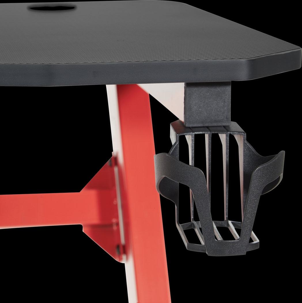 Treye Red Gaming Desk - Thumbnail - Image 10