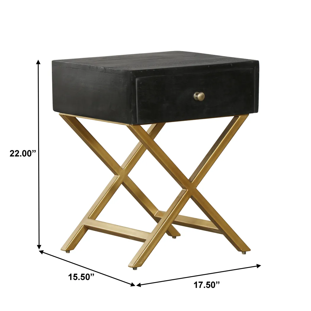 Treyford Black End Table - Thumbnail - Image 9