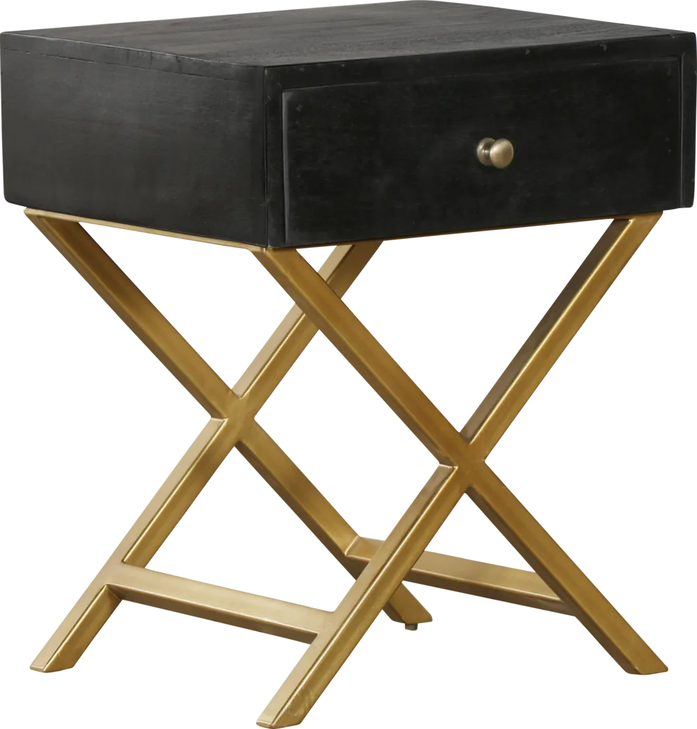 Treyford Black End Table - Thumbnail - Image 1