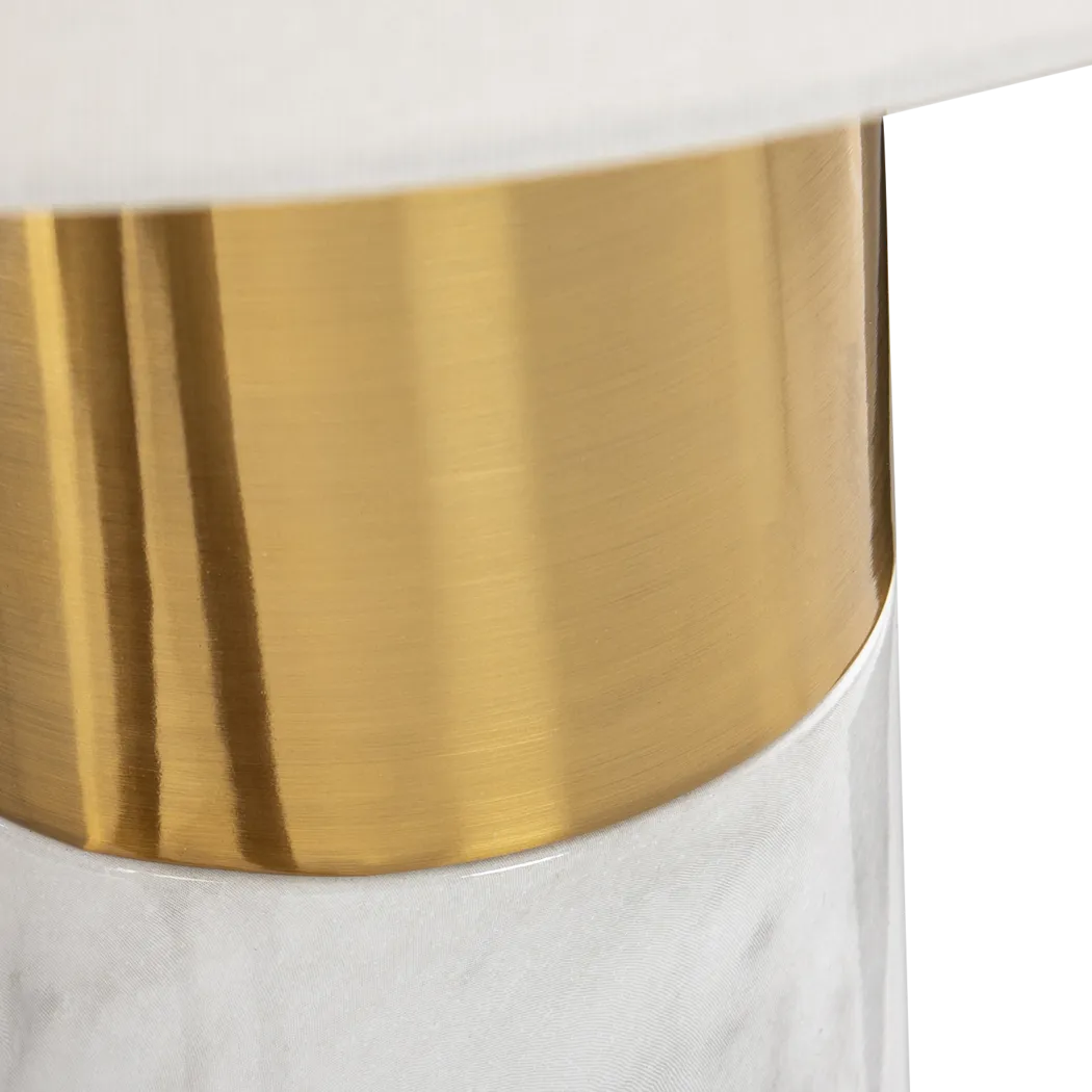 Treymore White Table Lamp - Thumbnail - Image 3