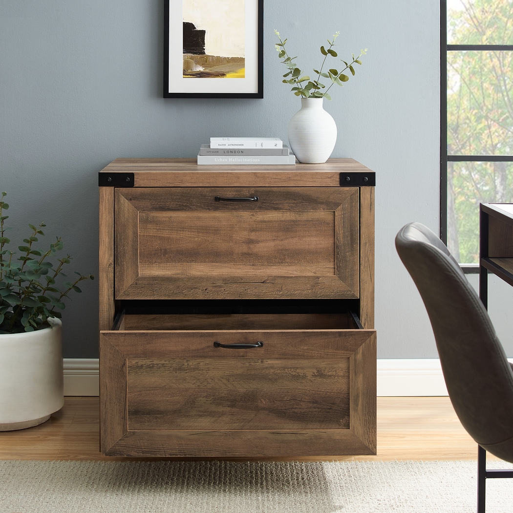 Treymour Oak Filing Cabinet - Thumbnail - Image 2