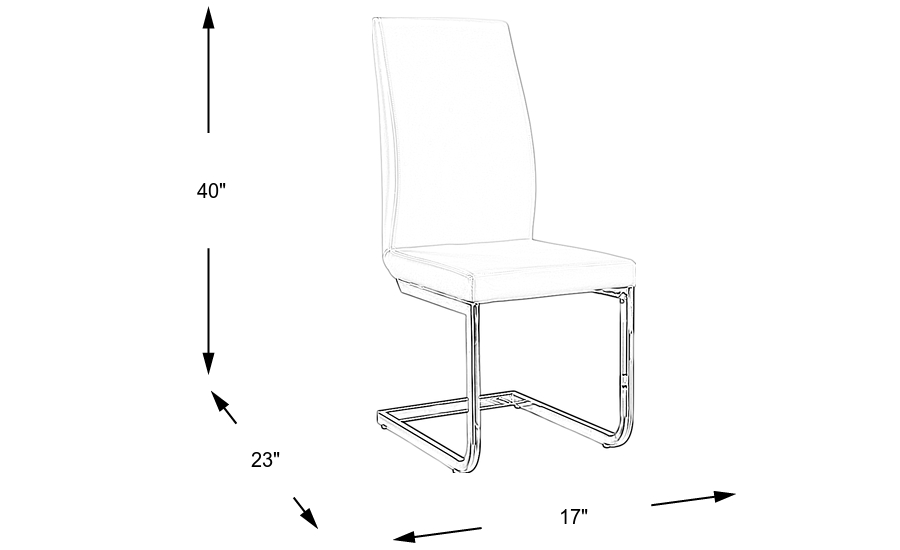 Dimension Image. Please refer to the Dimension Tab on this page for dimension details.