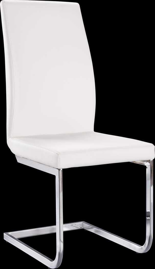 Tria White Side Chair - Thumbnail - Image 1