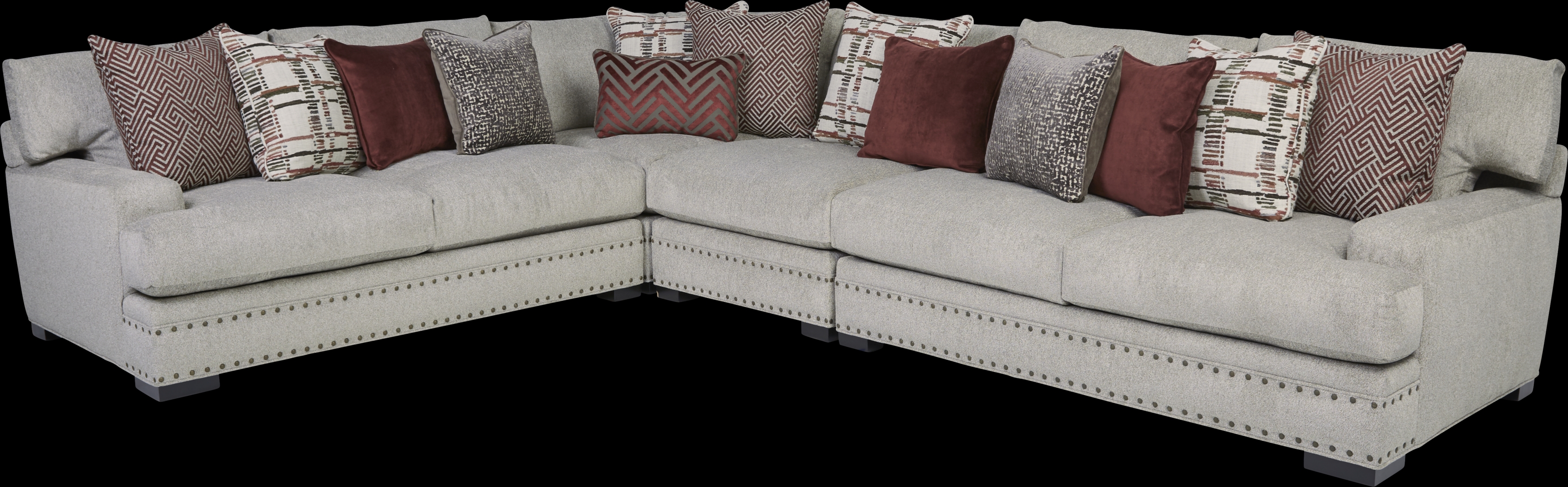 Tribeca Loft Beige 4 Pc Sectional - Thumbnail - Image 1