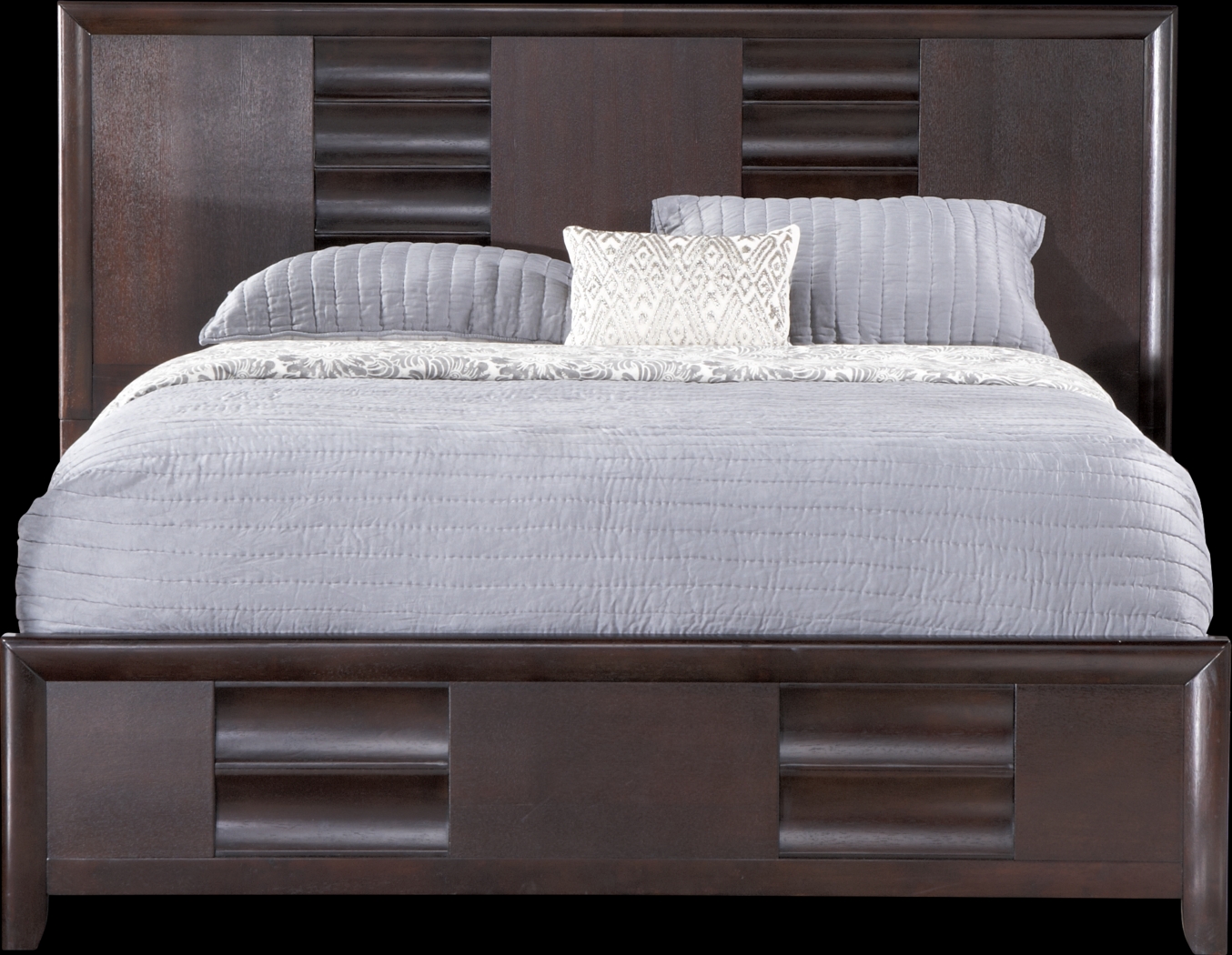 Tribeca Tobacco 3 Pc King Panel Bed - Thumbnail - Image 1