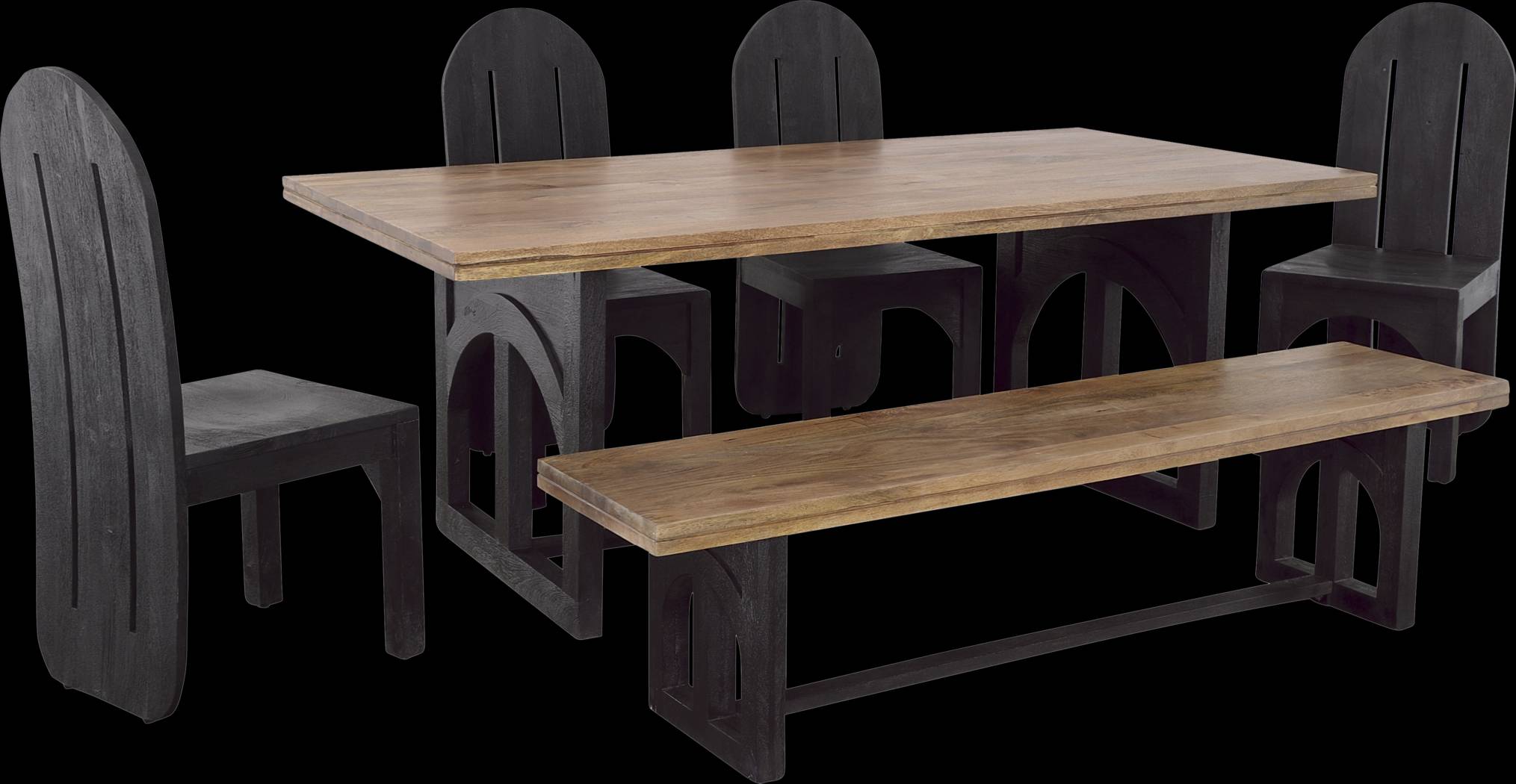Triboro Natural Dining Bench - Thumbnail - Image 6