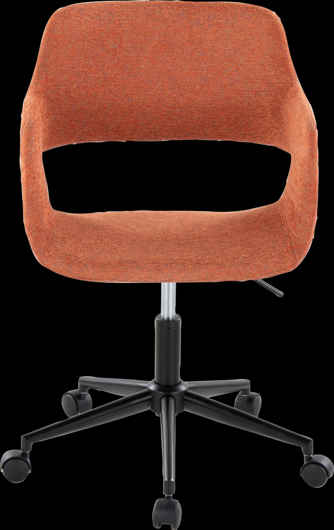 Triece Orange Desk Chair - Thumbnail - Image 5