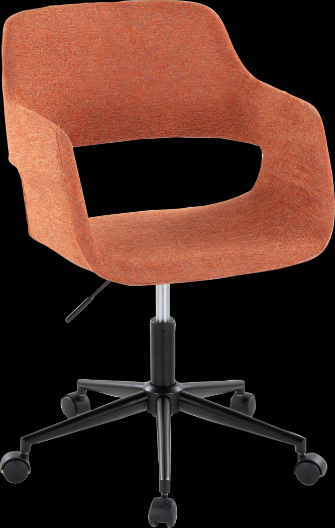 Triece Orange Desk Chair - Thumbnail - Image 1