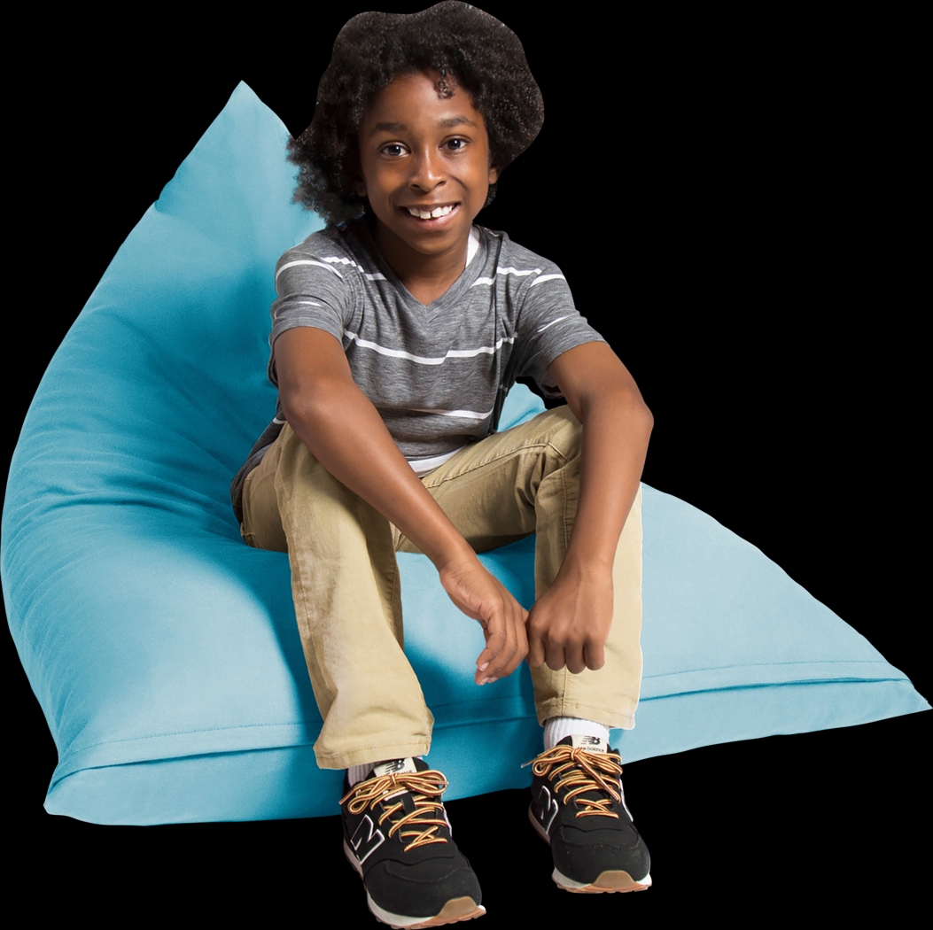 Kids Triform Ocean Small Bean Bag Chair - Thumbnail - Image 1