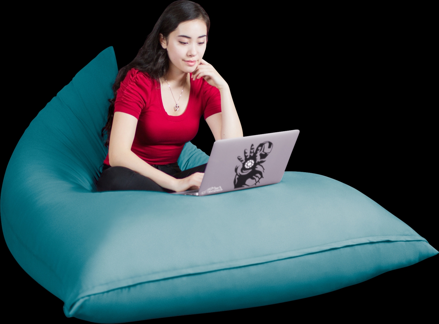 Kids Triform Ocean Large Bean Bag Chair - Thumbnail - Image 1