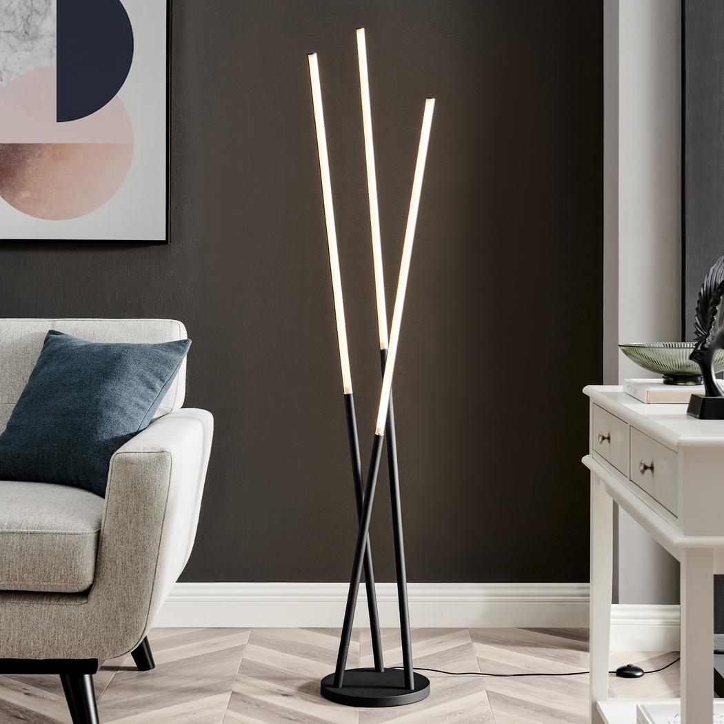 Triko Avenue Black Floor Lamp - Thumbnail - Image 2