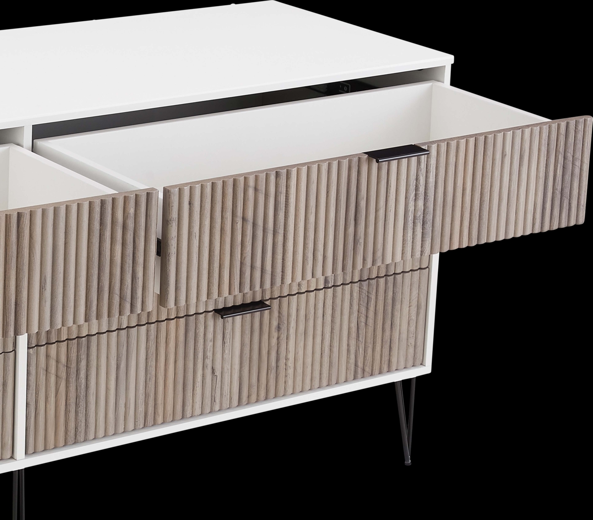 Trimper I Gray and White Dresser - Thumbnail - Image 4