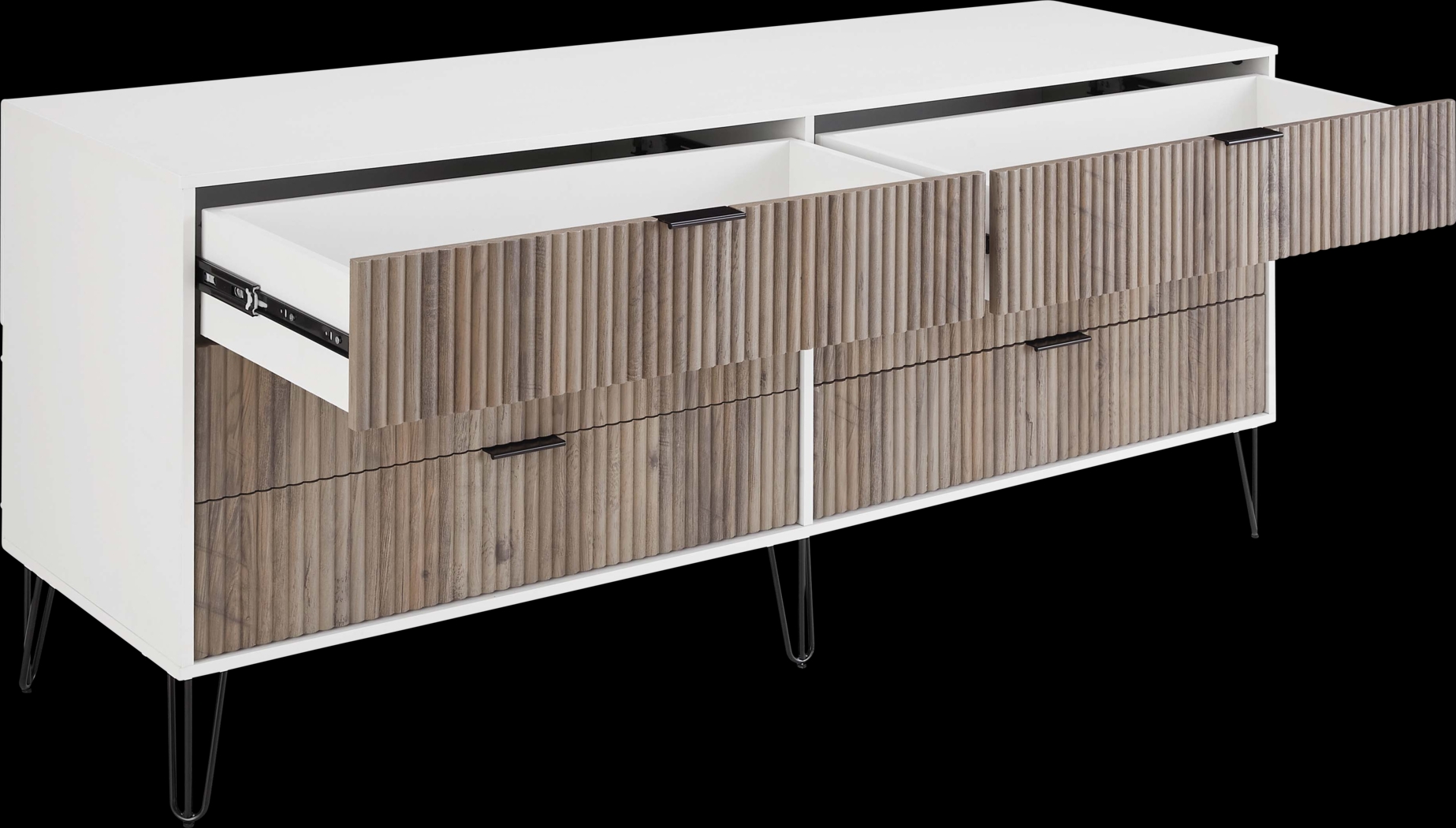 Trimper I Gray and White Dresser - Thumbnail - Image 6