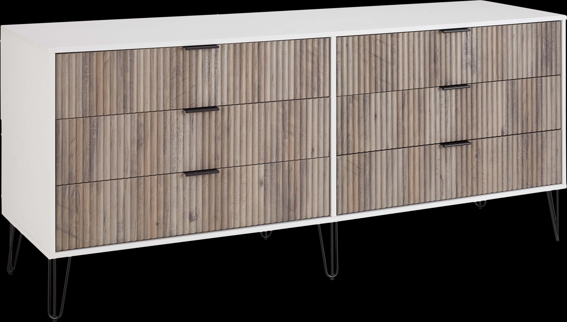 Trimper I Gray and White Dresser - Thumbnail - Image 1