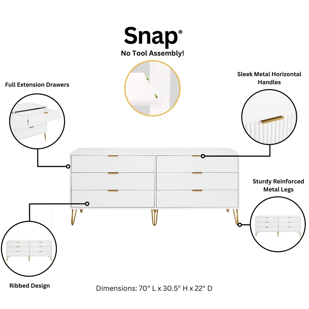 Trimper I White Dresser - Thumbnail - Image 12