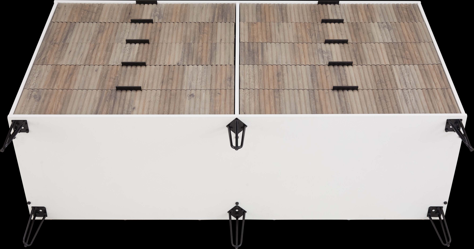 Trimper II Gray and White Dresser - Thumbnail - Image 9