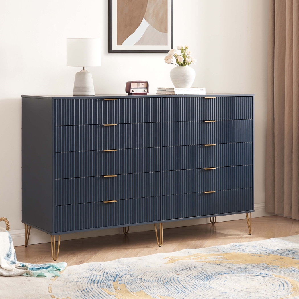 Trimper II Midnight Blue Dresser - Thumbnail - Image 2