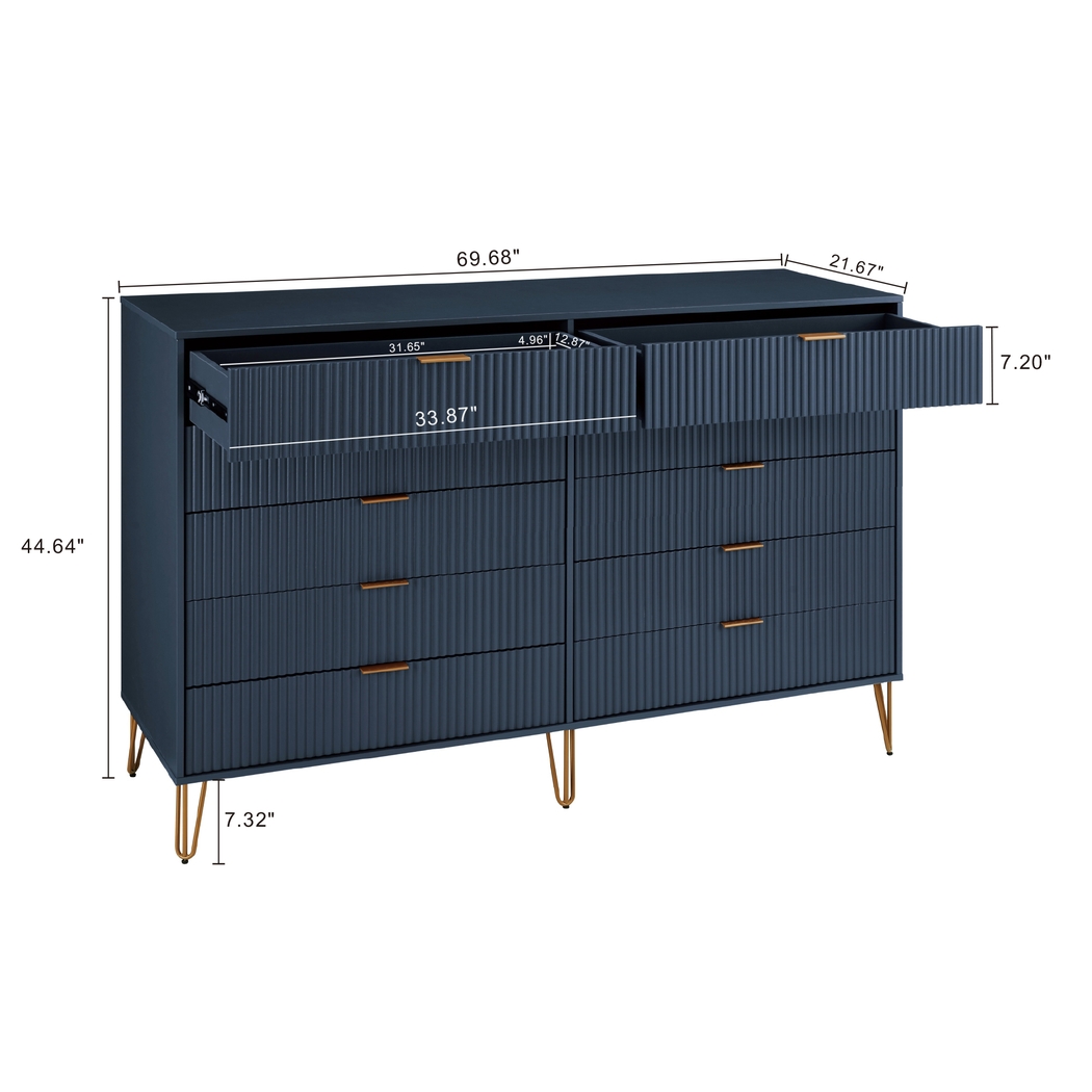 Trimper II Midnight Blue Dresser - Thumbnail - Image 11