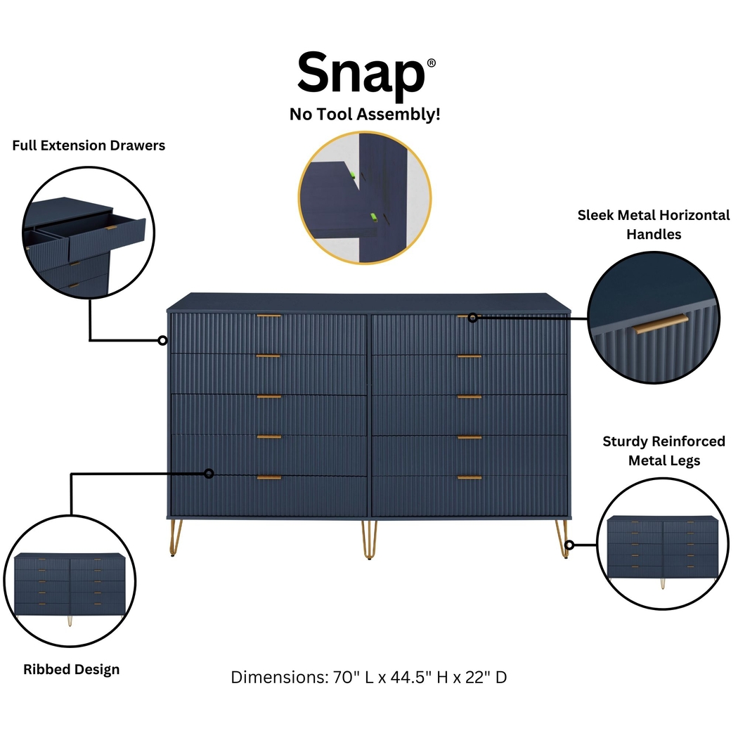 Trimper II Midnight Blue Dresser - Thumbnail - Image 12