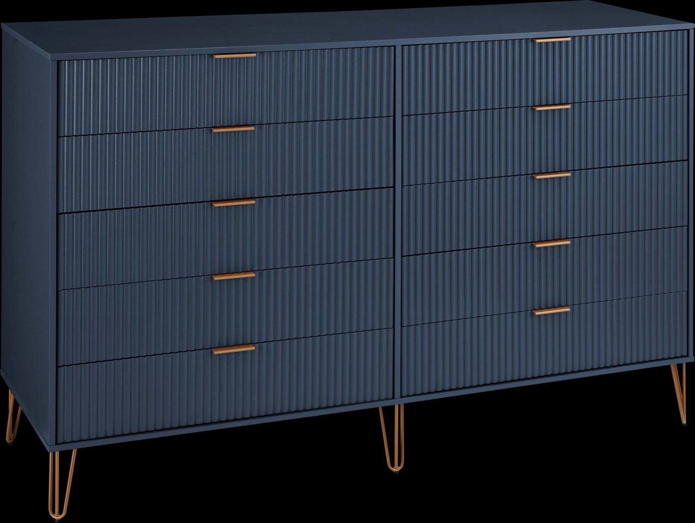 Trimper II Midnight Blue Dresser - Thumbnail - Image 1