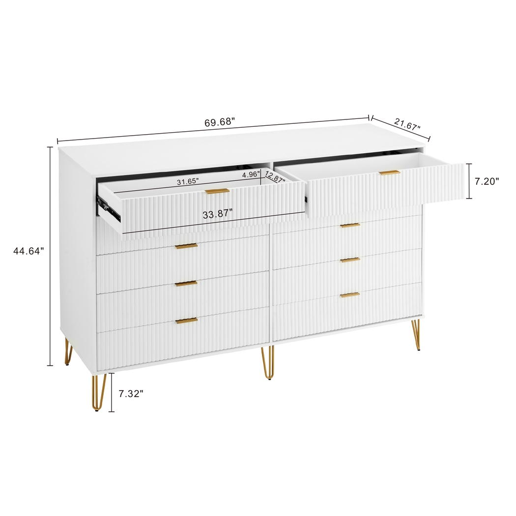 Trimper II White Dresser - Thumbnail - Image 11