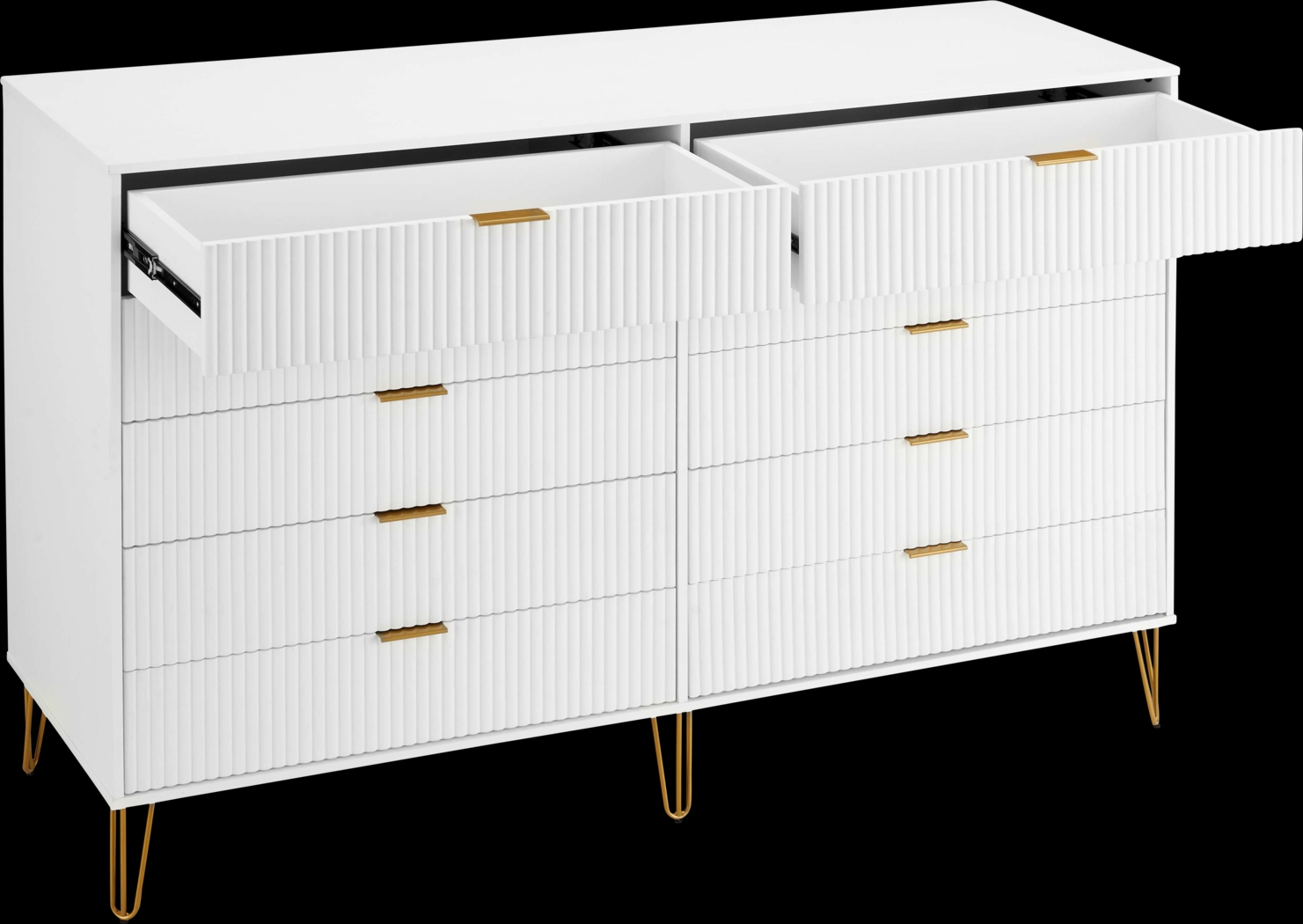 Trimper II White Dresser - Thumbnail - Image 6