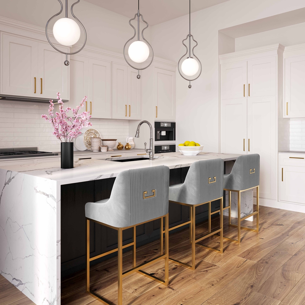 Trinculo Gray Counter Stool - Thumbnail - Image 2