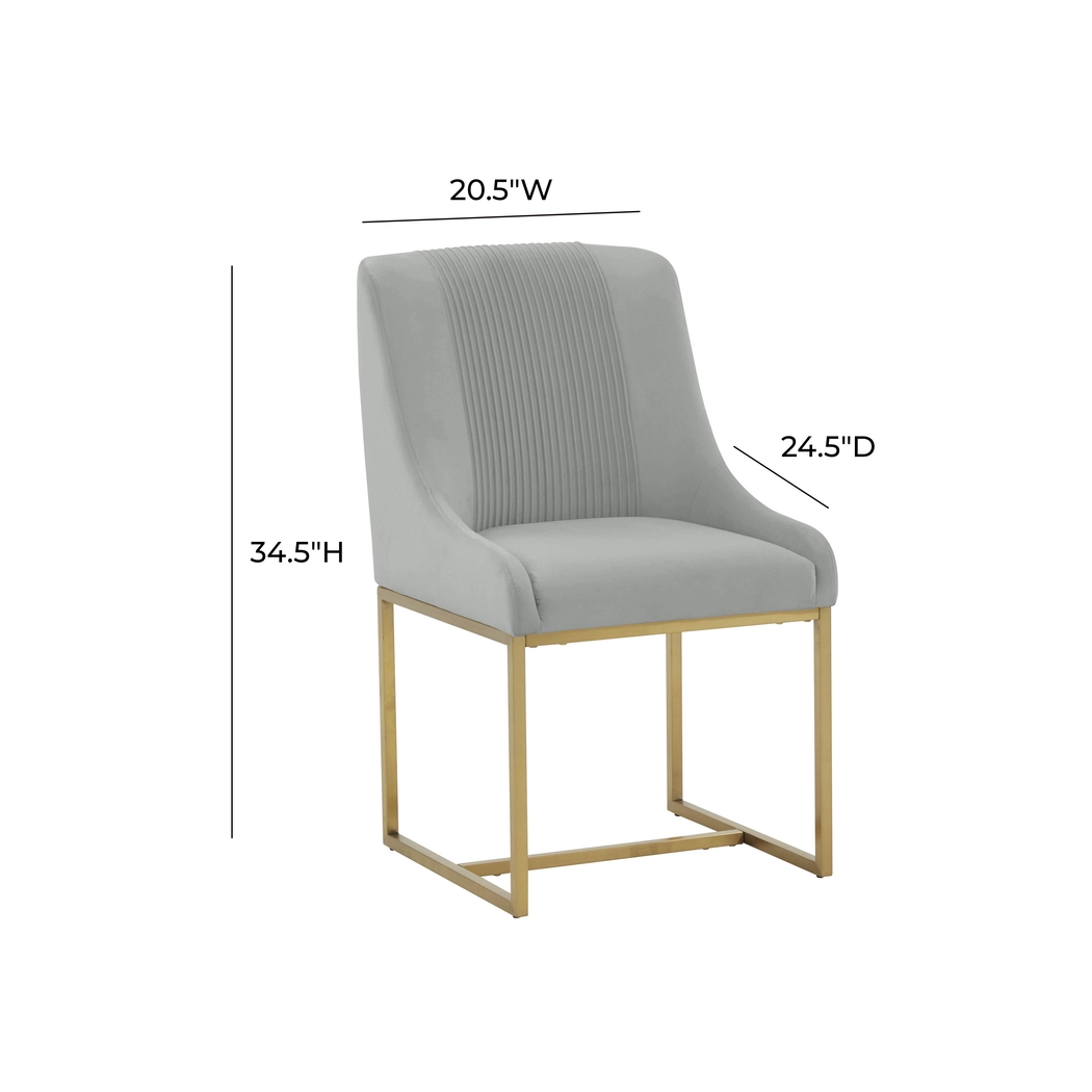 Trinculo Gray Dining Chair - Thumbnail - Image 6