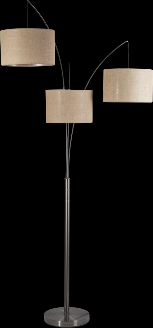 Trinity Place Pewter Arc Lamp - Thumbnail - Image 1