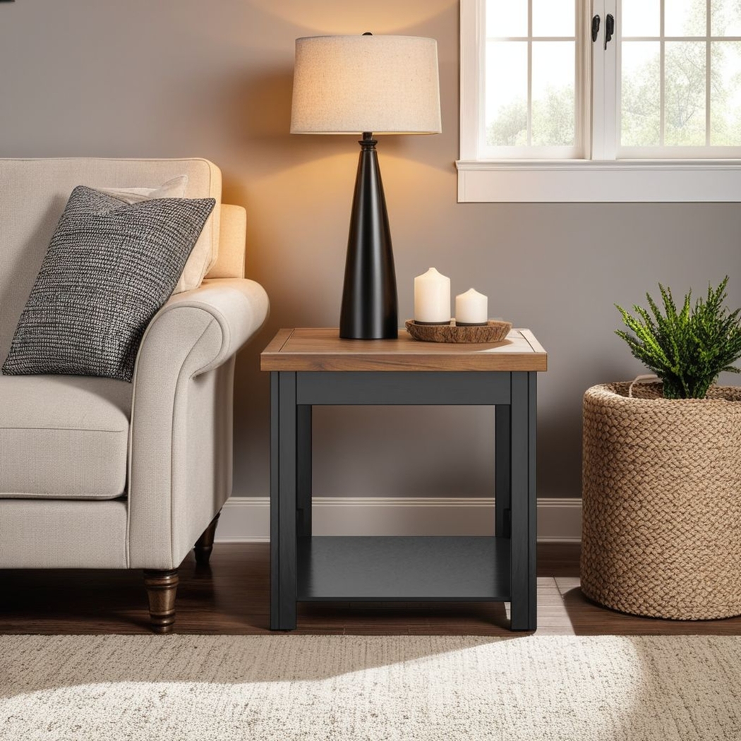 Trisano Black End Table - Thumbnail - Image 7