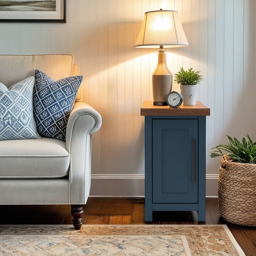 Trisano Blue Nightstand - Thumbnail - Image 7