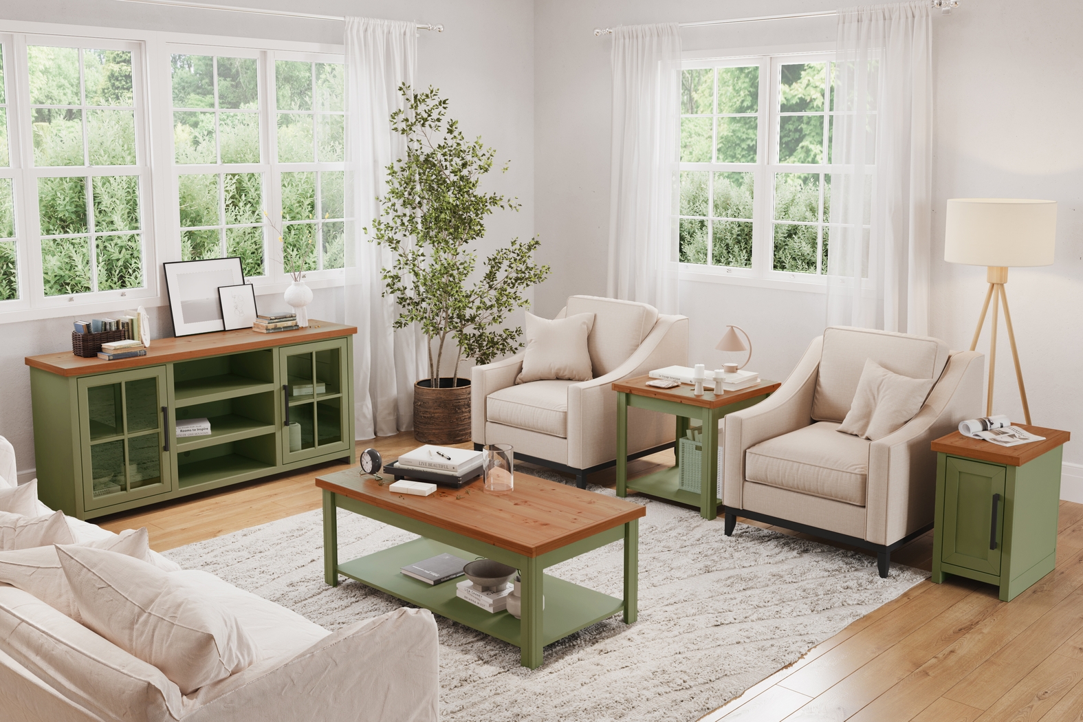Trisano Green Coffee Table - Thumbnail - Image 7