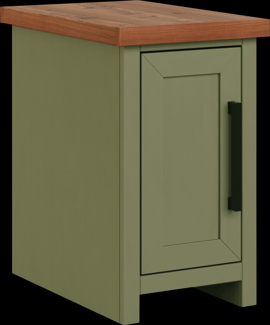 Trisano Green Nightstand - Thumbnail - Image 1