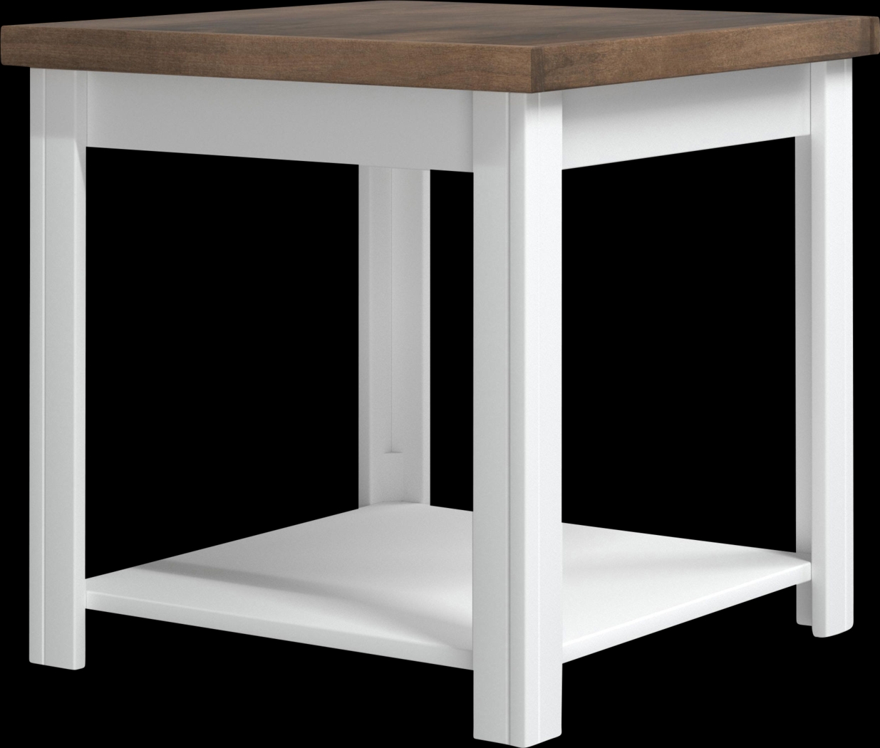 Trisano White End Table - Thumbnail - Image 1