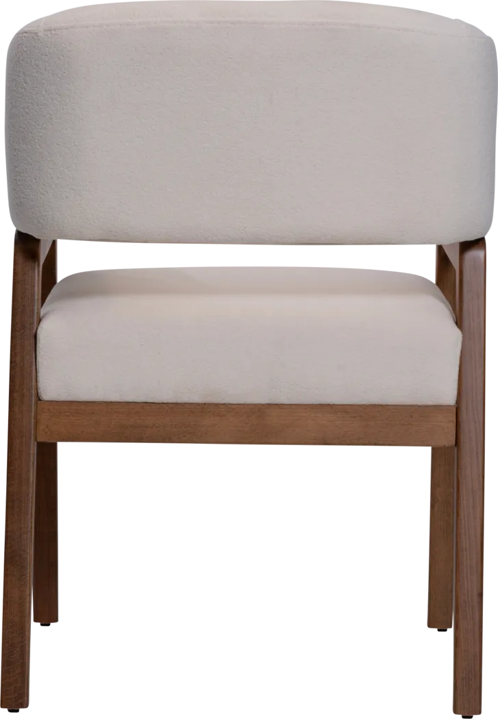 Trisha White Arm Chair - Thumbnail - Image 6