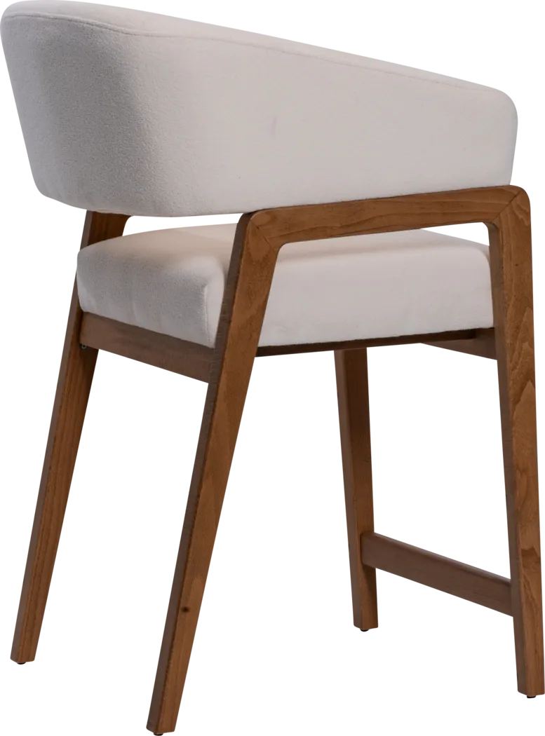 Trisha White Counter Height Stool - Thumbnail - Image 4