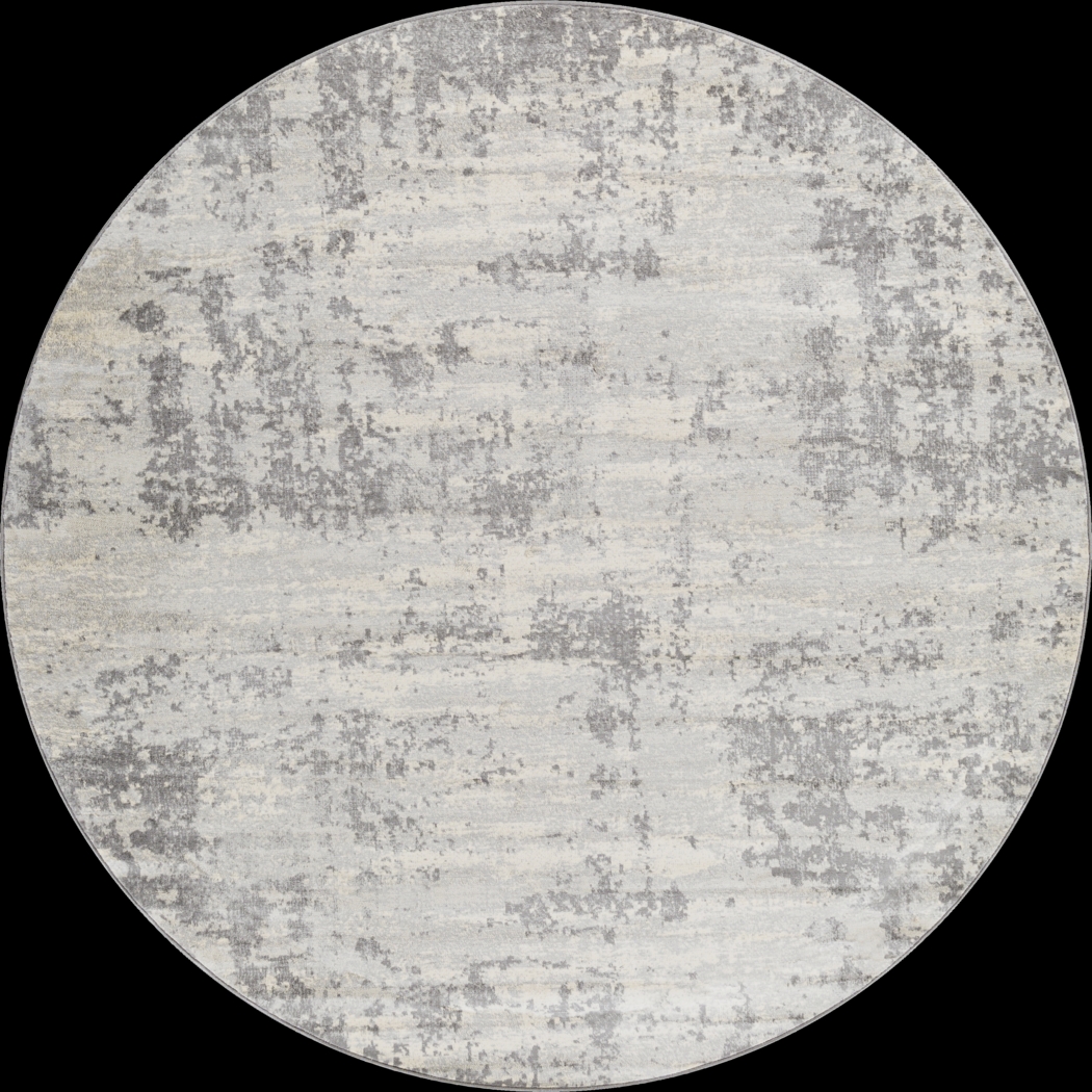 Tristram III Silver 7'10 Round Rug - Thumbnail - Image 1