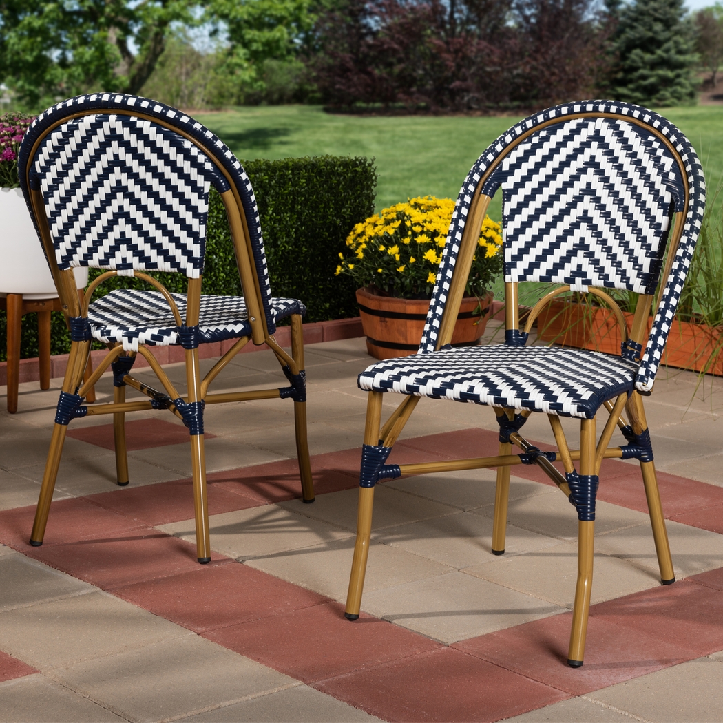 Trivoli Blue Dining Chair, Set of 2 - Thumbnail - Image 2